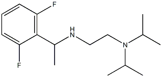 {2-[bis(propan-2-yl)amino]ethyl}[1-(2,6-difluorophenyl)ethyl]amine Struktur