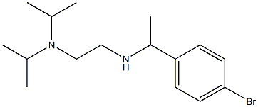 {2-[bis(propan-2-yl)amino]ethyl}[1-(4-bromophenyl)ethyl]amine Struktur