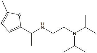 {2-[bis(propan-2-yl)amino]ethyl}[1-(5-methylthiophen-2-yl)ethyl]amine Struktur