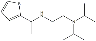 {2-[bis(propan-2-yl)amino]ethyl}[1-(thiophen-2-yl)ethyl]amine Struktur