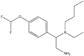 {2-amino-1-[4-(difluoromethoxy)phenyl]ethyl}(butyl)ethylamine Struktur