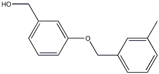 {3-[(3-methylphenyl)methoxy]phenyl}methanol Struktur