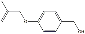 {4-[(2-methylprop-2-en-1-yl)oxy]phenyl}methanol Struktur