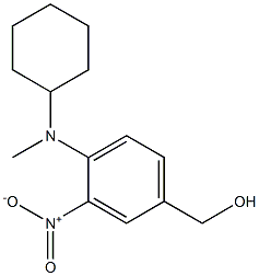 {4-[cyclohexyl(methyl)amino]-3-nitrophenyl}methanol Struktur