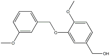 {4-methoxy-3-[(3-methoxyphenyl)methoxy]phenyl}methanol Struktur