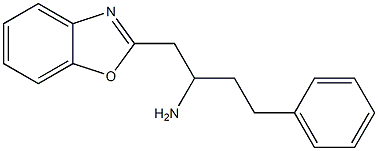 1-(1,3-benzoxazol-2-yl)-4-phenylbutan-2-amine Struktur