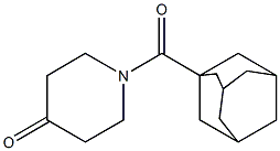 1-(1-adamantylcarbonyl)piperidin-4-one Struktur