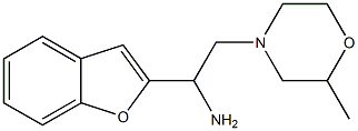 1-(1-benzofuran-2-yl)-2-(2-methylmorpholin-4-yl)ethan-1-amine Struktur