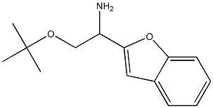 1-(1-benzofuran-2-yl)-2-(tert-butoxy)ethan-1-amine Struktur