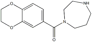 1-(2,3-dihydro-1,4-benzodioxin-6-ylcarbonyl)-1,4-diazepane Struktur