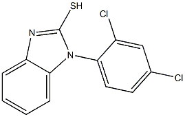 1-(2,4-dichlorophenyl)-1H-1,3-benzodiazole-2-thiol Struktur