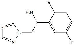 1-(2,5-difluorophenyl)-2-(1H-1,2,4-triazol-1-yl)ethanamine Structure