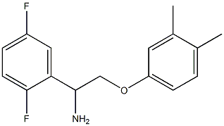 1-(2,5-difluorophenyl)-2-(3,4-dimethylphenoxy)ethanamine Struktur