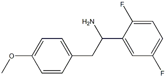 1-(2,5-difluorophenyl)-2-(4-methoxyphenyl)ethan-1-amine Struktur