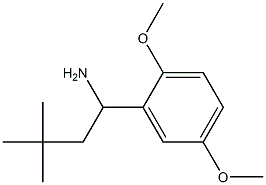 1-(2,5-dimethoxyphenyl)-3,3-dimethylbutan-1-amine Struktur