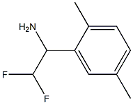 1-(2,5-dimethylphenyl)-2,2-difluoroethan-1-amine Struktur