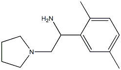 1-(2,5-dimethylphenyl)-2-pyrrolidin-1-ylethanamine Struktur