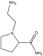 1-(2-aminoethyl)pyrrolidine-2-carboxamide Struktur