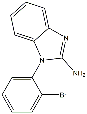 1-(2-bromophenyl)-1H-1,3-benzodiazol-2-amine Struktur