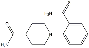 1-(2-carbamothioylphenyl)piperidine-4-carboxamide Struktur