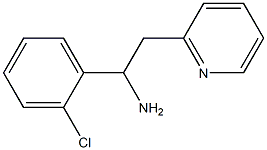 1-(2-chlorophenyl)-2-(pyridin-2-yl)ethan-1-amine Struktur