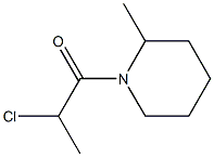 1-(2-chloropropanoyl)-2-methylpiperidine Struktur