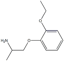 1-(2-ethoxyphenoxy)propan-2-amine Struktur