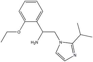 1-(2-ethoxyphenyl)-2-[2-(propan-2-yl)-1H-imidazol-1-yl]ethan-1-amine Struktur