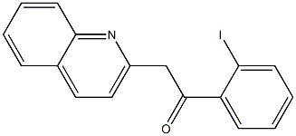 1-(2-iodophenyl)-2-(quinolin-2-yl)ethan-1-one Struktur