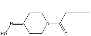 1-(3,3-dimethylbutanoyl)piperidin-4-one oxime Struktur