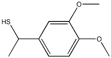 1-(3,4-dimethoxyphenyl)ethane-1-thiol Struktur