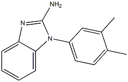 1-(3,4-dimethylphenyl)-1H-1,3-benzodiazol-2-amine Struktur