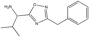 1-(3-benzyl-1,2,4-oxadiazol-5-yl)-2-methylpropan-1-amine Struktur