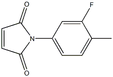 1-(3-fluoro-4-methylphenyl)-2,5-dihydro-1H-pyrrole-2,5-dione Struktur