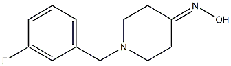 1-(3-fluorobenzyl)piperidin-4-one oxime Struktur