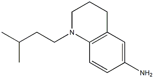 1-(3-methylbutyl)-1,2,3,4-tetrahydroquinolin-6-amine Struktur