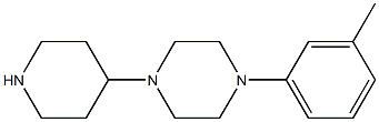 1-(3-methylphenyl)-4-piperidin-4-ylpiperazine Struktur