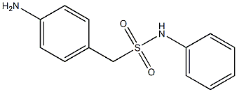 1-(4-aminophenyl)-N-phenylmethanesulfonamide Struktur