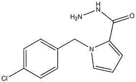 1-(4-chlorobenzyl)-1H-pyrrole-2-carbohydrazide Struktur