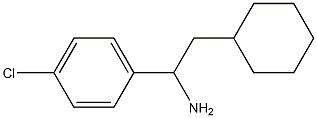 1-(4-chlorophenyl)-2-cyclohexylethan-1-amine Struktur