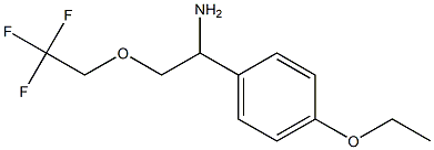 1-(4-ethoxyphenyl)-2-(2,2,2-trifluoroethoxy)ethanamine Struktur