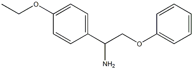 1-(4-ethoxyphenyl)-2-phenoxyethanamine Struktur