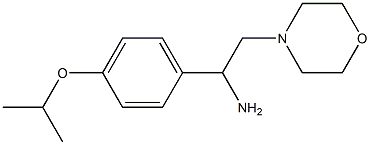 1-(4-isopropoxyphenyl)-2-morpholin-4-ylethanamine Struktur