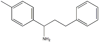 1-(4-methylphenyl)-3-phenylpropan-1-amine Struktur