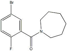 1-(5-bromo-2-fluorobenzoyl)azepane Struktur