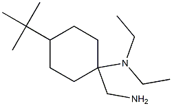 1-(aminomethyl)-4-tert-butyl-N,N-diethylcyclohexan-1-amine Struktur