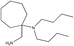 1-(aminomethyl)-N,N-dibutylcycloheptan-1-amine Struktur