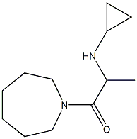 1-(azepan-1-yl)-2-(cyclopropylamino)propan-1-one Struktur