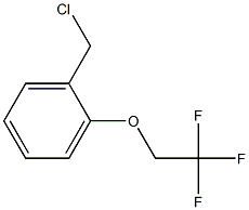 1-(chloromethyl)-2-(2,2,2-trifluoroethoxy)benzene Struktur