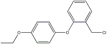 1-(chloromethyl)-2-(4-ethoxyphenoxy)benzene Struktur